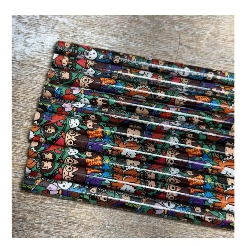 Lot of 10 Harry Potter And Friends Standard Wooden Pencils 7.5